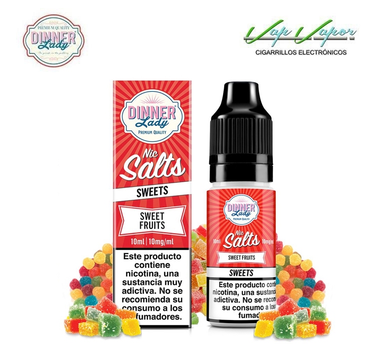 SALES Dinner Lady Sweet Fruits 10ml (10mg/20mg) Gominolas de Frutas