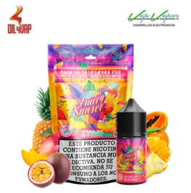 PROMOTION!! SALTS Pack 23ml/30ml FRUITY SUNSET (9mg/18mg)  Oil4Vap (Tropical Fruits)