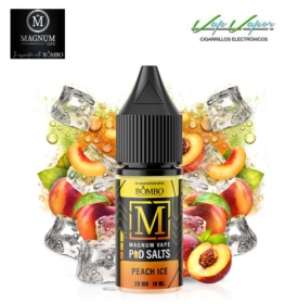 SALES PEACH ICE Magnum Vape y Bombo 10ml (5mg/10mg/20mg) 50%PG/50%VG (Melocotón, Frescor)