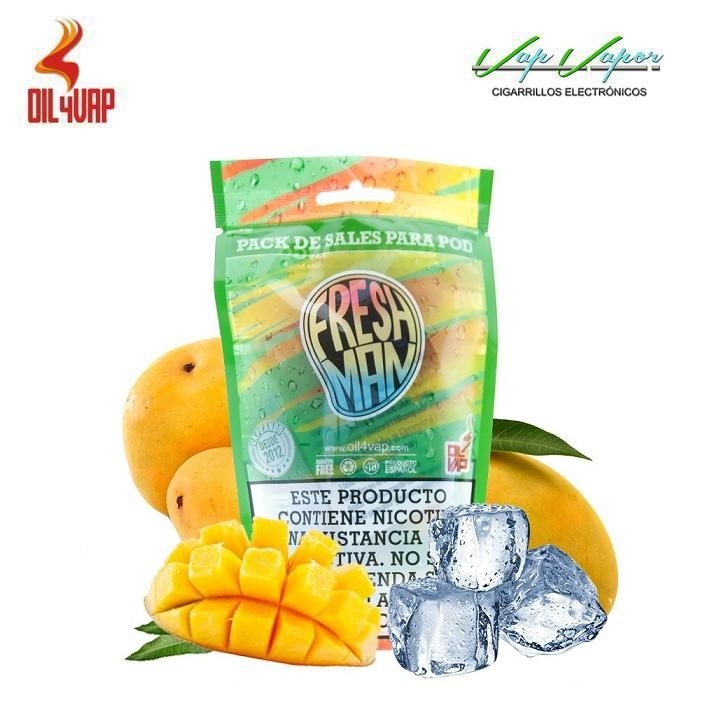 OFERTA!! SALES FRESH MANGO Pack 23ml/30ml  (9mg/18mg)  Oil4Vap (Mango, Frescor)