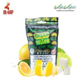 OFERTA!! SALES GREEN AND YELLOW Pack 23ml/30ml  (9mg/18mg)  Oil4Vap (Lima Limón)