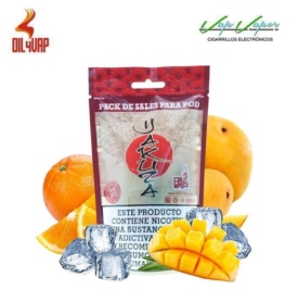 PROMOTION!!! SALTS YAKUZA Pack 23ml/30ml (9mg/18mg)  Oil4Vap (Mango, Orange, Mandarin, Freshness)