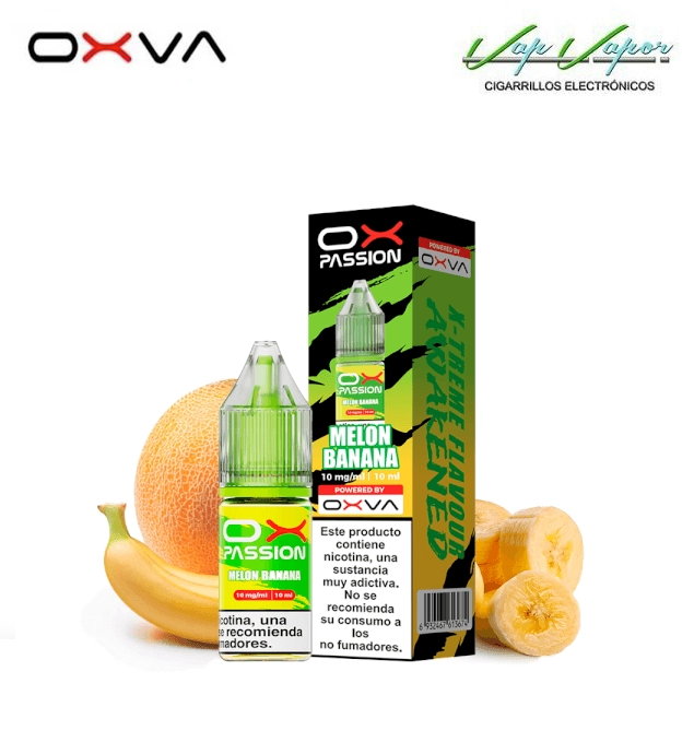 SALES OXVA Ox Passion Melon Banana 10ml (10mg/15mg/20mg) melón, plátano