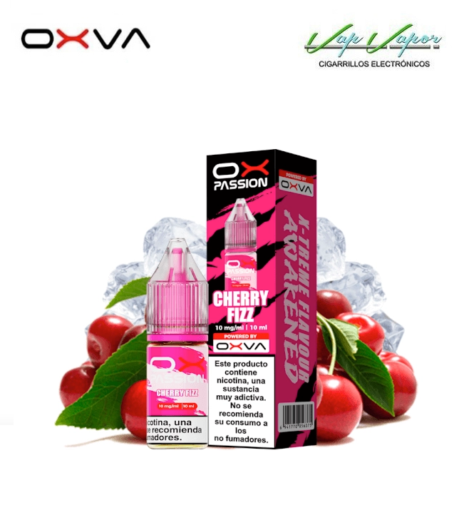 SALES OXVA Ox Passion Cherry Fizz 10ml (10mg/15mg/20mg) Cerezas, Hielo
