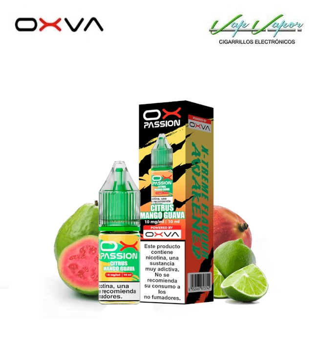 SALTS OXVA Ox Passion Citrus Mango Guava 10ml (10mg/15mg/20mg) Citrus, mango, guava