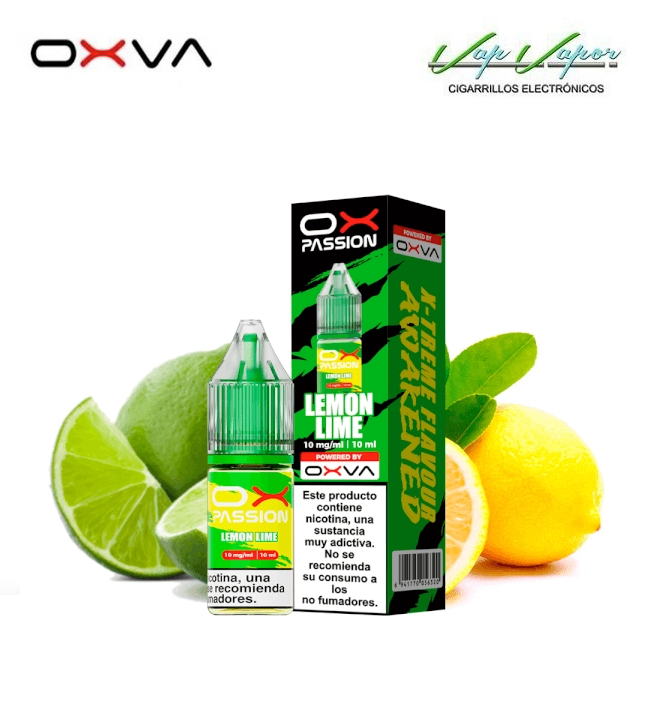SALTS OXVA Ox Passion Lemon Lime 10ml (10mg/ 15mg/ 20mg) Lime, Lemon