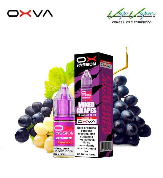 SALTS OXVA Ox Passion Mixed Grapes 10ml (10mg/15mg/20mg) Grape, ice