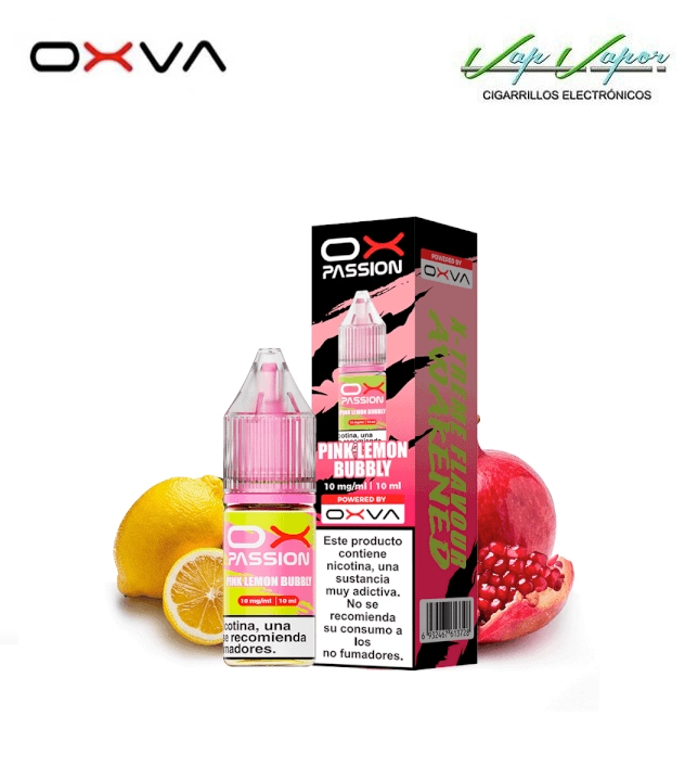 SALTS OXVA Ox Passion Pink Lemon Bubbly 10ml (10mg/15mg/20mg) Lemon, pomegranate