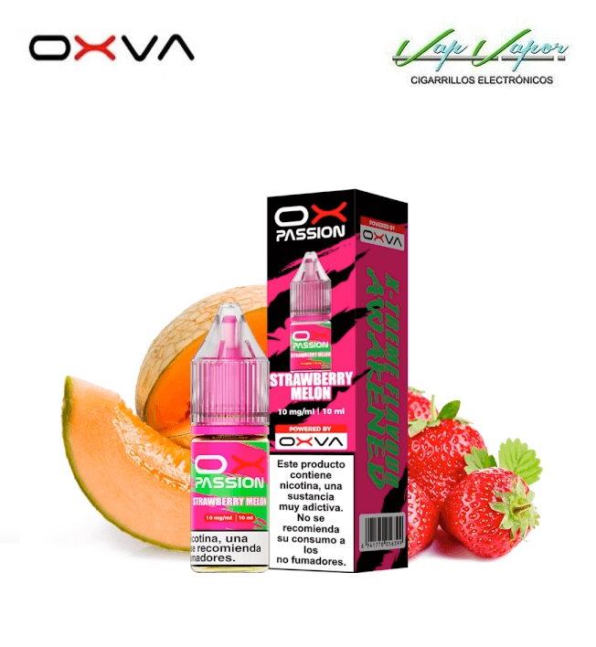 SALES OXVA Ox Passion Strawberry Melon 10ml  (10mg/15mg/20mg) Fresa, Melon 
