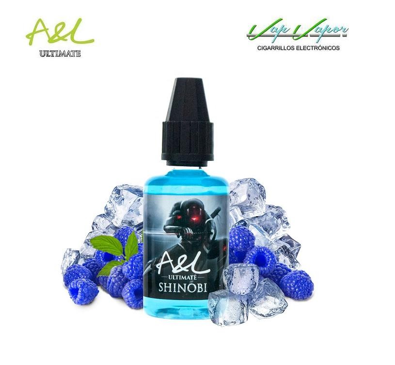 FLAVOUR A&L Shinobi 30ml Frambuesas Azules + Frescor SWEET EDITION (azul)
