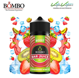 FLAVOUR HYPER BOOST Strawberry Kiwi ICE 10ml (inside 120ml bottle) Longfill Bar Juice by Bombo