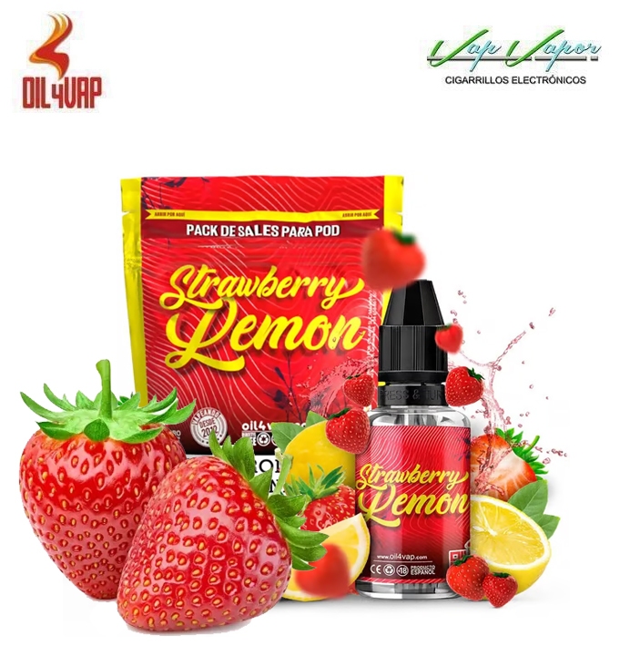 PROMOTION!!! SALTS STRAWBERRY LEMON Pack 23ml/30ml (9mg/18mg)  Oil4Vap