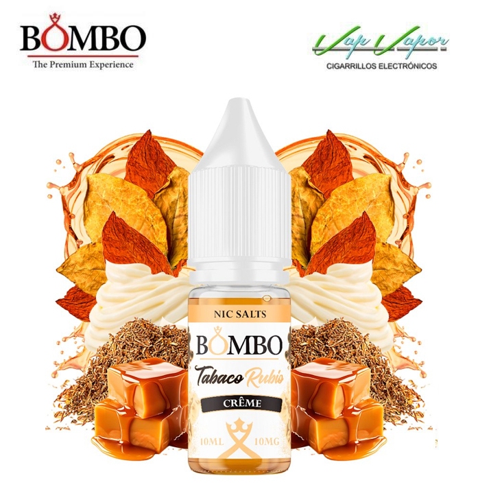SALTS Tabaco Rubio CREME (10mg/20mg)  (50%VG/50%PG) Bombo 
