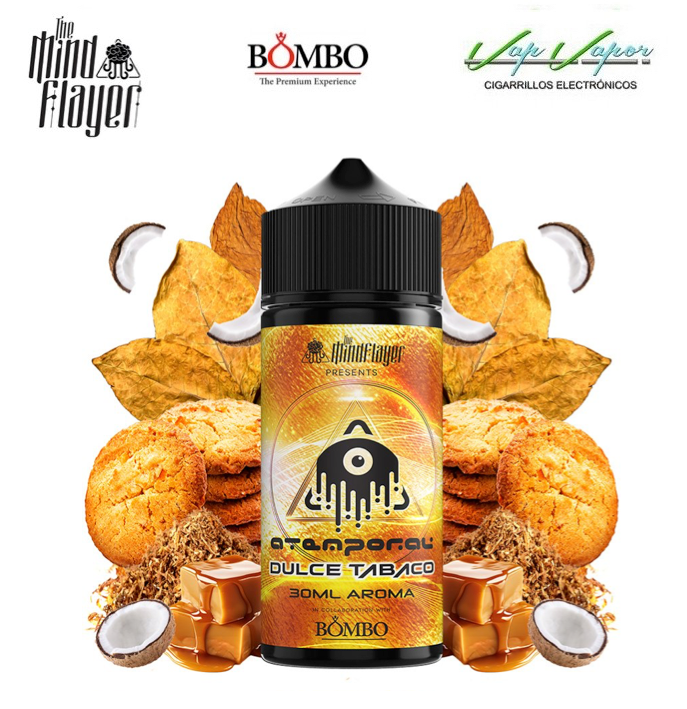 FLAVOUR  Atemporal Dulce Tabacco The Mind Flayer Bombo 30ml (longfill) 120ml bottle (Sweet Tobacco)