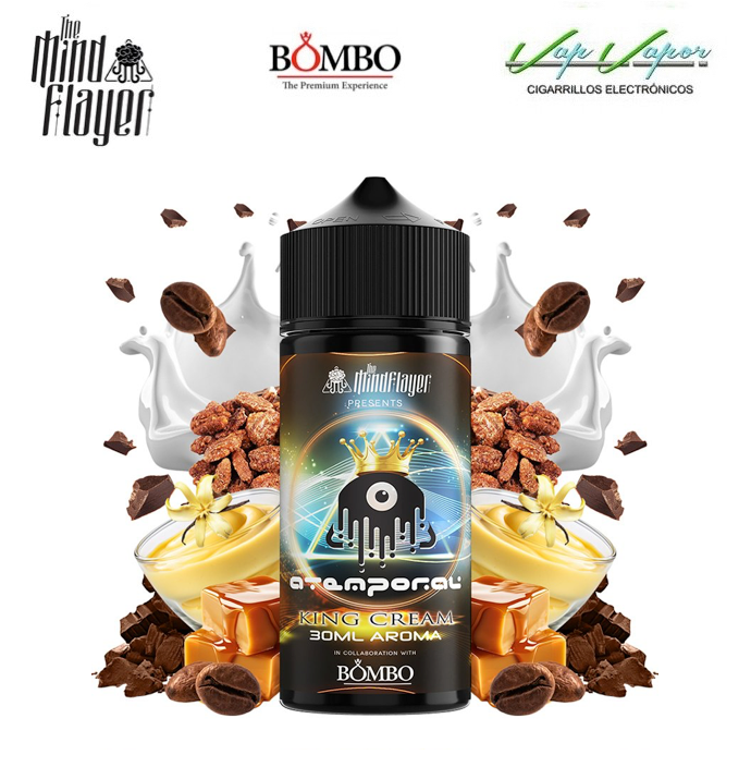AROMA Atemporal King Cream The Mind Flayer Bombo 30ml (longfill) botella de 120ml 