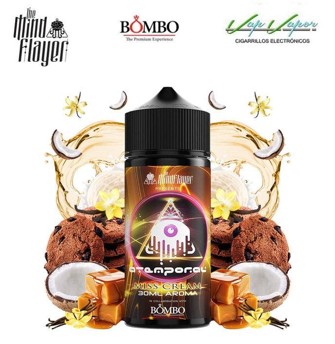 FLAVOUR Atemporal Miss Cream The Mind Flayer Bombo 30ml (longfill) 120ml bottle 