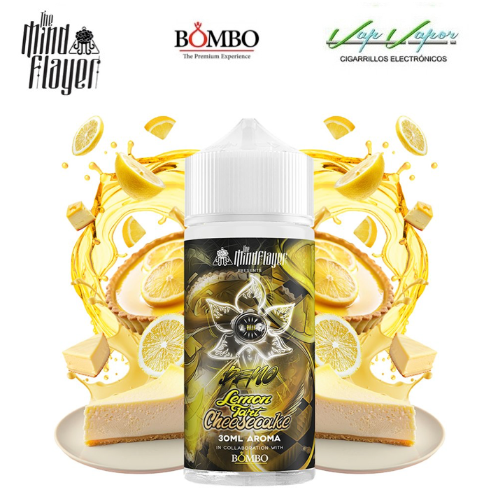 FLAVOUR Demo Lemon Tart Cheesecake The Mind Flayer Bombo 30ml (longfill) 120ml bottle 