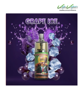 Pod Desechable GRAPE ICE 10.000CALADAS TORNADO vacío  + Líquido regalo 10ml (10mg/20mg) TPD Europa