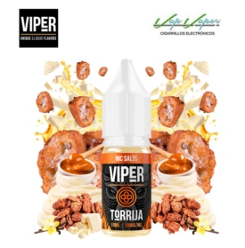 SALTS TORRIJA VIPER 10ml (10mg / 20mg) Viper Nic Salts (Torrija, Milk, White Chocolate, Vanilla, Nuts)