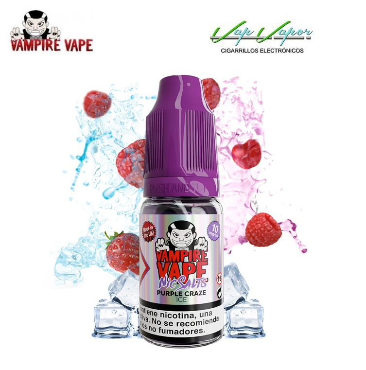 SALTS Purple Craze ICE (With Freshness) Vampire Vape 10ml (10mg/20mg)