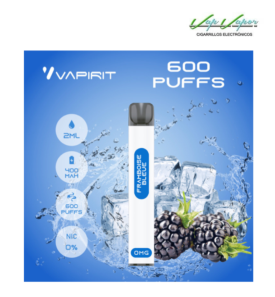 OFERTA!!!  Pod Desechable FRAMBUESAS AZULES (Framboise Bleu) (0mg) 600CALADAS 2ml 400mah Vapirit