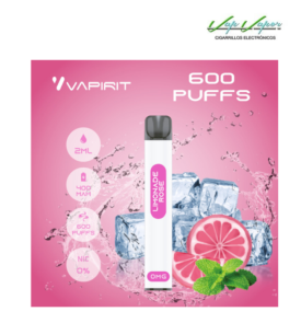 OFERTA!!!  Pod Desechable LIMONADA ROSA (Limonade Rose) (0mg) 600CALADAS 2ml 400mah Vapirit