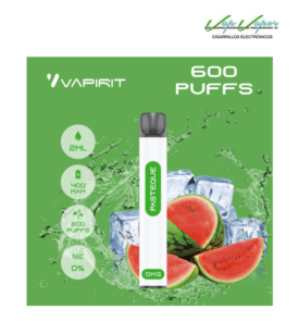 OFERTA!!! Pod Desechable SANDÍA (Pasteque) (0mg) 600PUFFS 2ml 450mah Vapirit