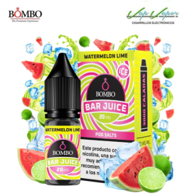 SALES Watermelon Lime ICE Bar Juice by Bombo 10ml (0mg/5mg/10mg/15mg/20mg) 